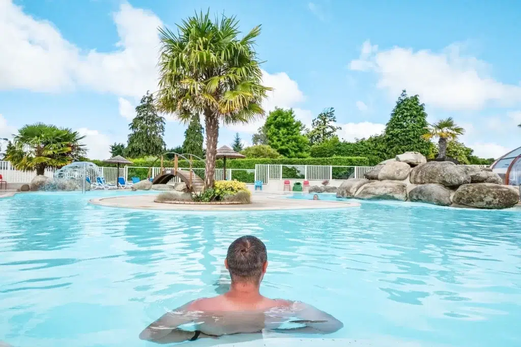 Camping finistere sud heated pool