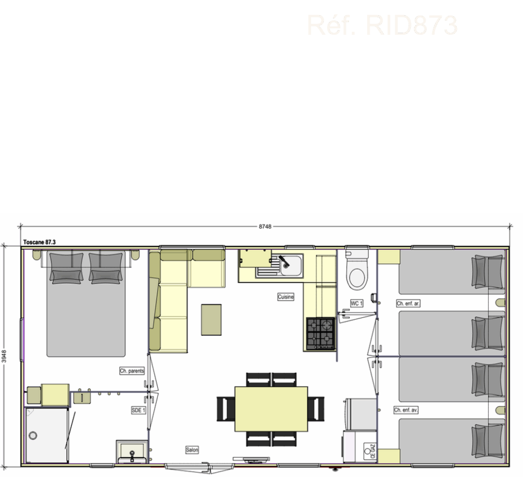 TOSCANE 873-Plan